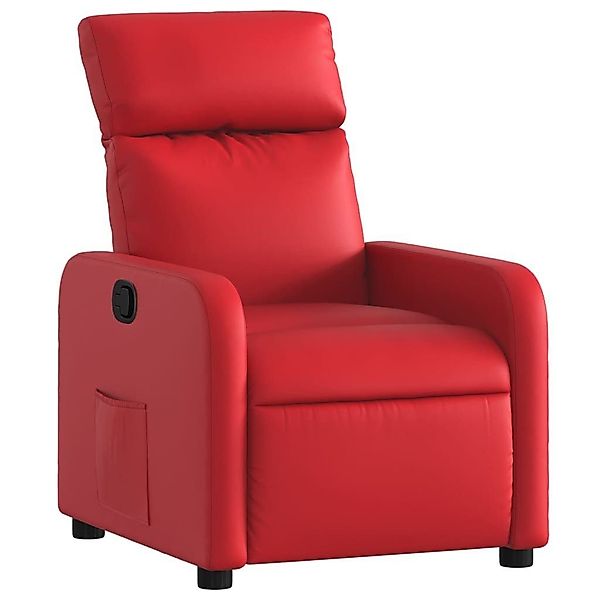 vidaXL Sessel Relaxsessel Rot Kunstleder (1-St) günstig online kaufen