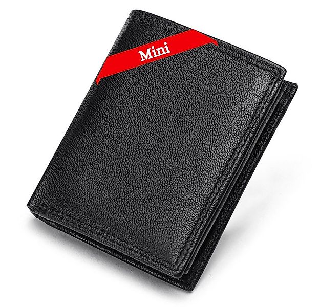 Fomax Geldbörse Mini-Format Herren aus echtem Leder mit RFID Schutz, 11 Kar günstig online kaufen