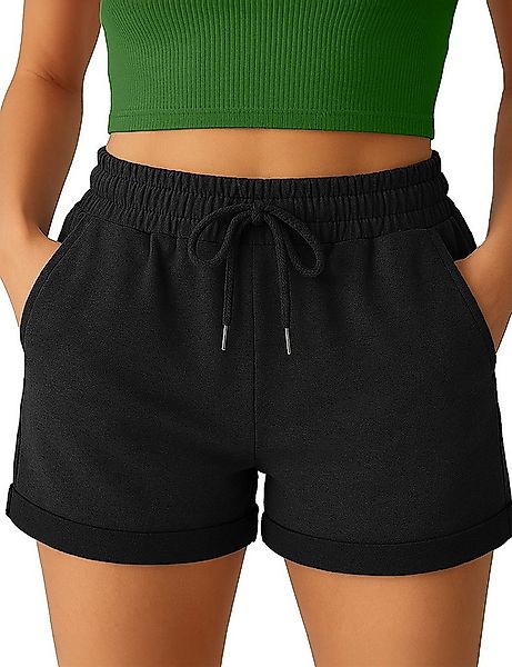 Smith & Solo Sweatshorts Kurze Hose Damen Shorts (1-tlg) Basic, Lycra, umsc günstig online kaufen