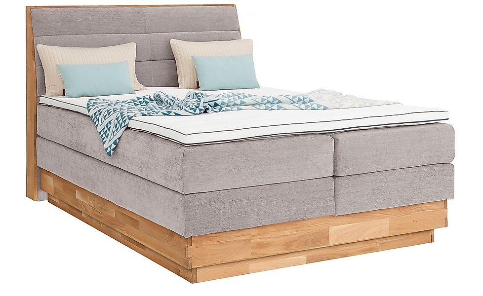 OTTO products Boxspringbett »Jenna«, ohne LED-Beleuchtung, mit zertifiziert günstig online kaufen