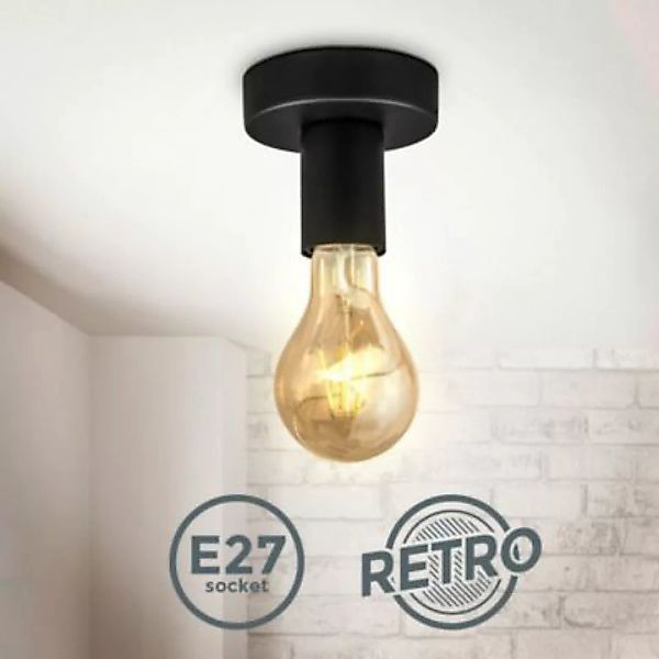 B.K.Licht Retro Deckenspot Vintage Wandlampe Schlafzimmer Flurleuchte Ediso günstig online kaufen