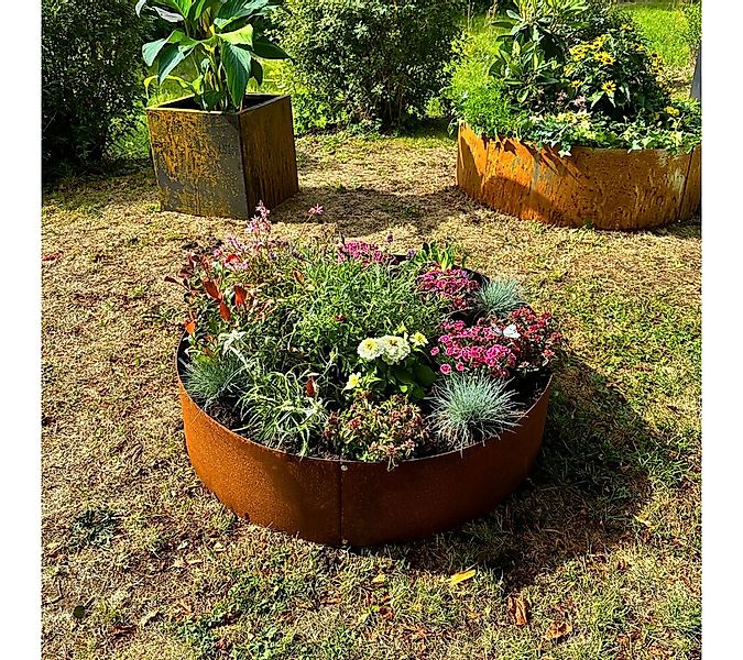 Czaja Pflanzkübel Pflanzring Ø 100 cm Edelrost - Hochbeet Pflanzgefäß Pflan günstig online kaufen