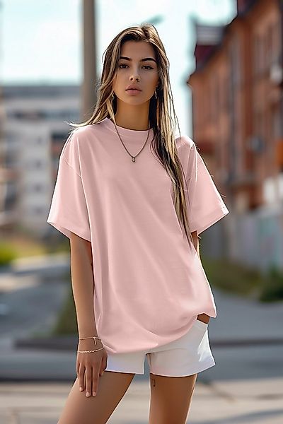 Reichstadt Oversize-Shirt Reichstadt Damen Oversized T-Shirt 24RSW058 in kr günstig online kaufen