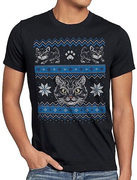 style3 T-Shirt Kitten Christmas Jumper kater samtpfote x-mas pulli weihnach günstig online kaufen