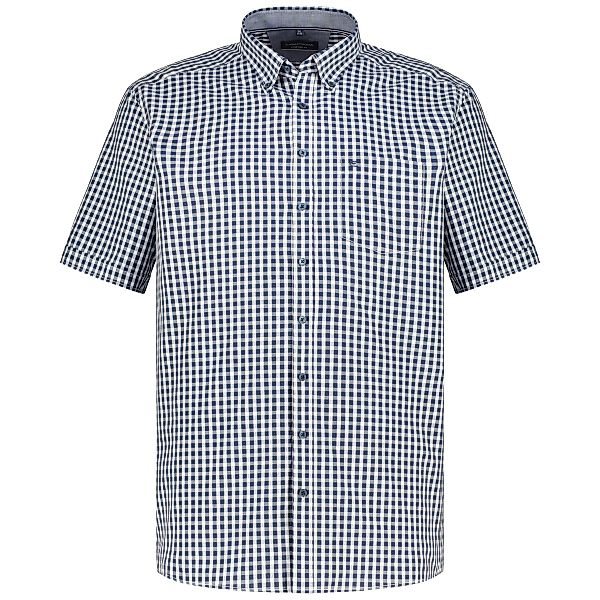 CASA MODA Kariertes Freizeithemd aus Baumwolle Farbe blau Größe: 7XL günstig online kaufen