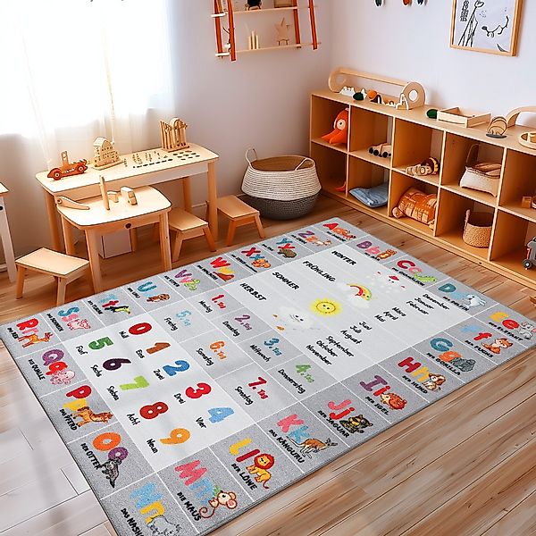Carpettex Kinderteppich Alphabet - Buchstaben - günstig online kaufen