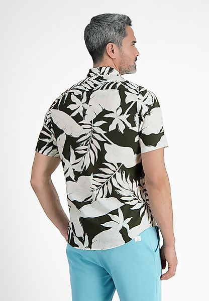 LERROS Kurzarmhemd "LERROS Halbarmhemd mit floralem Print" günstig online kaufen