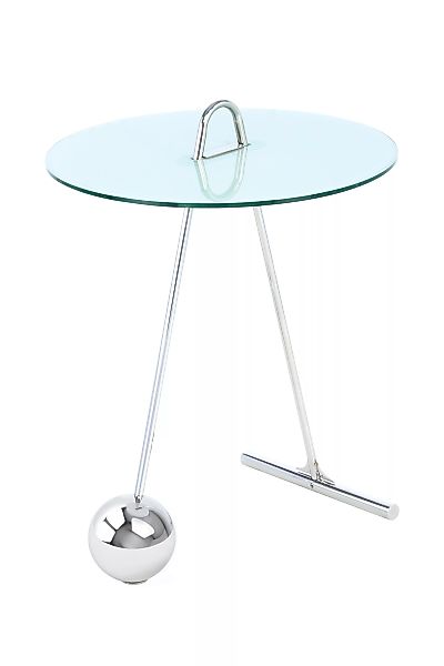 Kayoom Beistelltisch Pendulum 525 Silber / Weiß günstig online kaufen