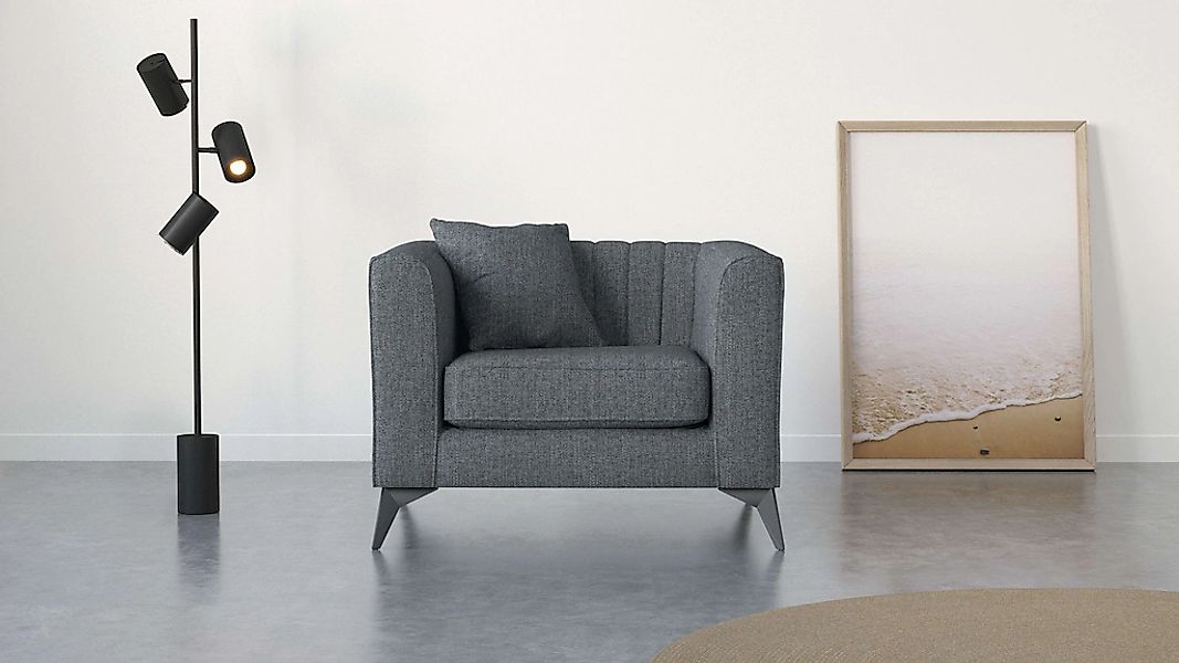 Places of Style Sessel "MATTHEW Loungesessel, Maße B/T/H: 99/86/74 cm", inc günstig online kaufen