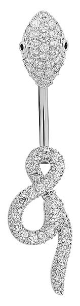 AKZENT Bauchnabelpiercing Sou Edelstahl silber günstig online kaufen