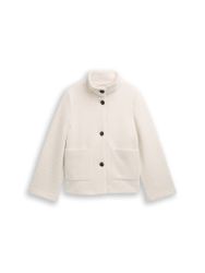 TOM TAILOR Fleecejacke strukturiert mit Stehkragen günstig online kaufen