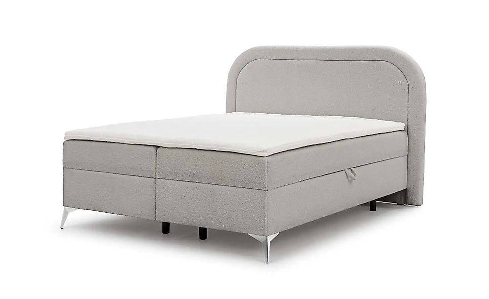Boxspringbett   ¦ grau ¦ Maße (cm): B: 200 H: 120 Betten > Boxspringbetten günstig online kaufen