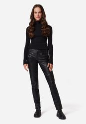 RICANO Lederhose Donna Lederhose mit Biker-Elementen günstig online kaufen