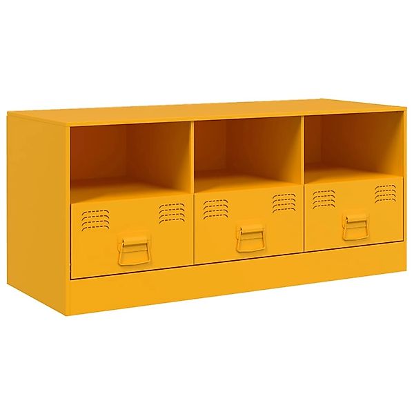 VidaXL TV-Schrank Senfgelb 99x39x44 cm Stahl  Modell 2 günstig online kaufen