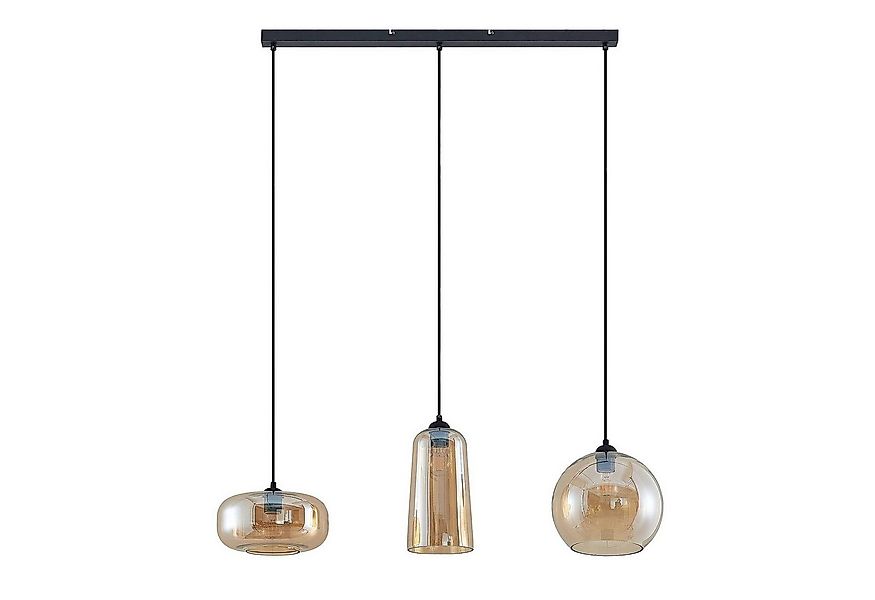 Lucande Hängeleuchte Wilja, Glas Creme IP20, 3 x 60 W günstig online kaufen
