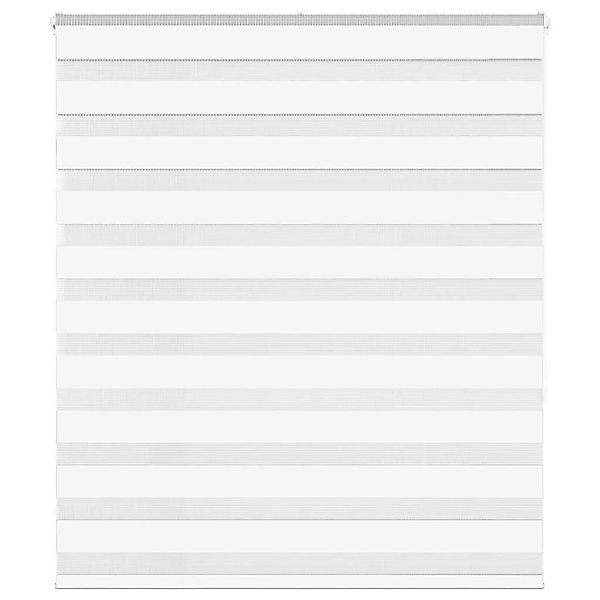 vidaXL Doppelrollo Weiß 120x150 cm Stoffbreite 115,9 cm Polyester 4014759 günstig online kaufen