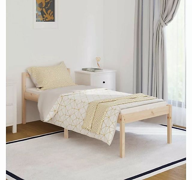 furnicato Bett Seniorenbett 75x190 cm Massivholz Kiefer günstig online kaufen