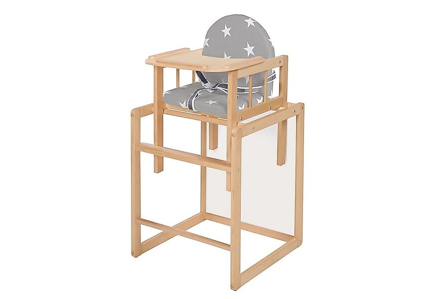 roba® Kombihochstuhl Little Stars, wandelbar zu Tisch & Stuhl, Holz natur, günstig online kaufen
