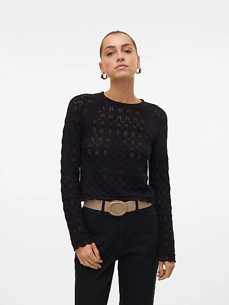 Vero Moda Strickpullover "VMNEWFABIENNE LS O-NECK PULLOVER NOOS", im hochwe günstig online kaufen