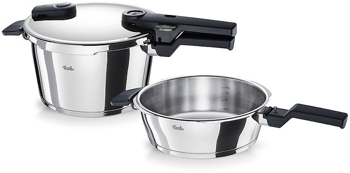 Fissler Schnellkochtopf »Vitaquick®« Set, 1 Schnellkochtopf 4,5 L, 1 Schnel günstig online kaufen