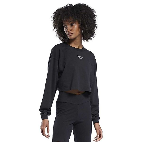 Reebok Classics Weit Cotton Langarm Hemd XL Black günstig online kaufen
