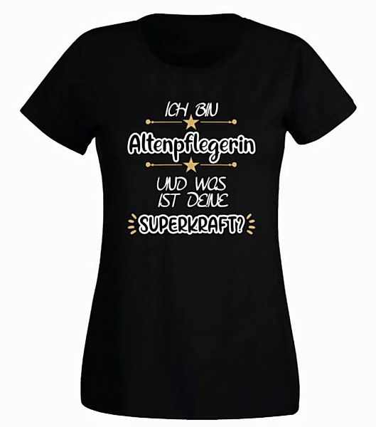 G-graphics T-Shirt Ich bin Altenpflegerin und was ist deine Superkraft? Sli günstig online kaufen