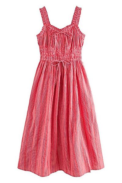 Next Midikleid Midi-Trägerkleid mit Bindedetail vorne, Kurzgröße (1-tlg) günstig online kaufen