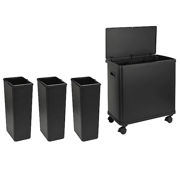 SVITA SR3X18 Sensor-Mülleimer 54L Mülltrennsystem 3 Fächer 3x18L Softclose günstig online kaufen