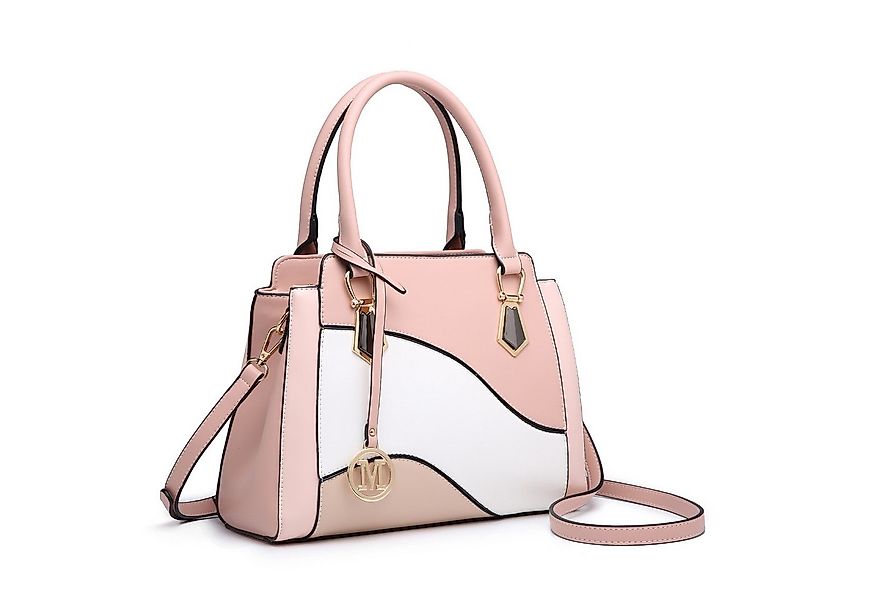 Miss Lulu Handtasche Damen Retro Umhängetasche mit Streifen-Design günstig online kaufen