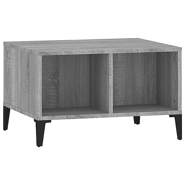 vidaXL Couchtisch Grau Sonoma 60x50x36,5 cm Holzwerkstoff Modell 3 günstig online kaufen