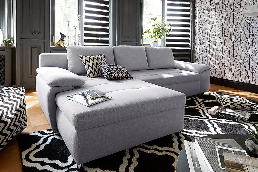 sit&more Ecksofa Labene L-Form, wahlweise mit Bettfunktion und Bettkasten, günstig online kaufen