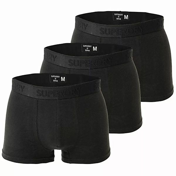 Superdry Herren Boxer Shorts, 3er Pack - Classic Trunk Triple Pack, Organic günstig online kaufen