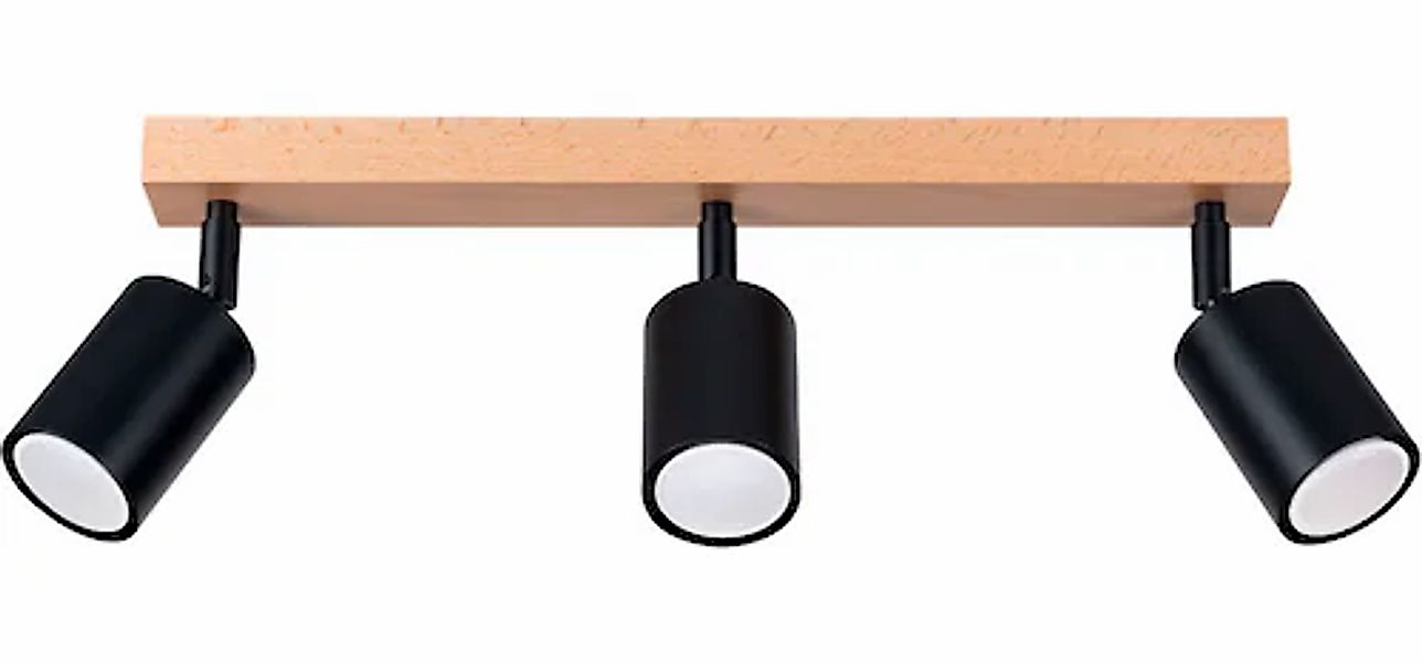 SOLLUX lighting Deckenleuchte »VERDO«, 3 flammig, Leuchtmittel GU10   ohne günstig online kaufen