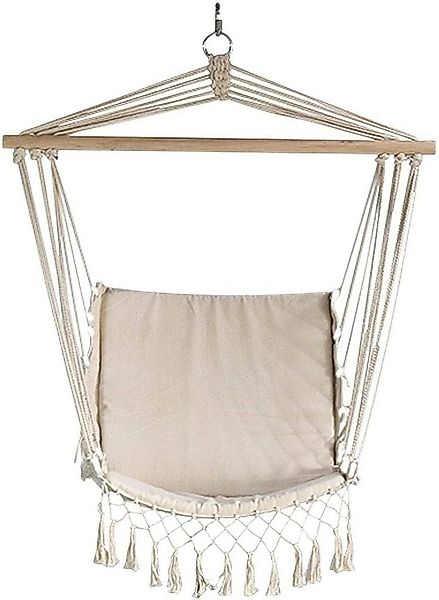 habeig Hängesessel Hängesessel beige Hängestuhl Hängeschaukel Sessel günstig online kaufen