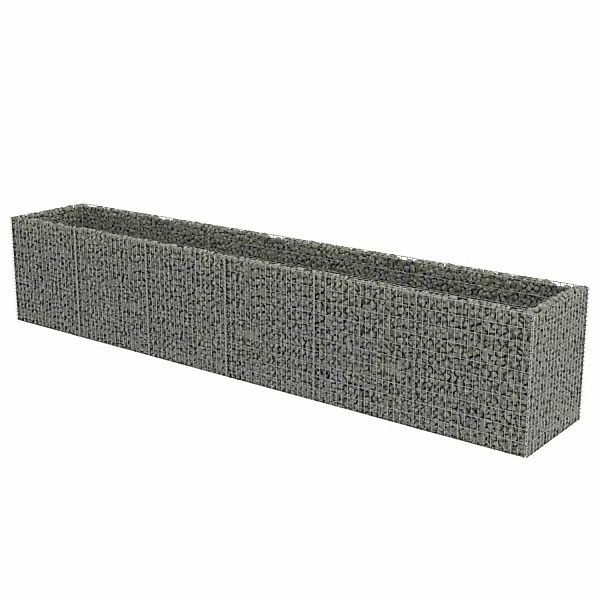 vidaXL Gabionen-Hochbeet Stahl 540x90x100 cm 595131 günstig online kaufen