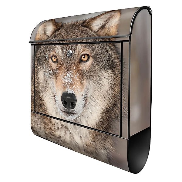 Banjado Design Briefkasten Schwarz Pulverbeschichtet 39x47x14cm 2 Schlüssel günstig online kaufen