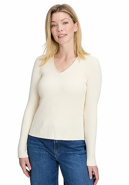 Betty Barclay Strickpullover "Damen Feinstrickpullover mit Rippenstruktur" günstig online kaufen