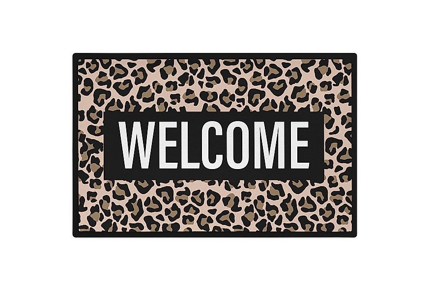 Trendation Fußmatte Welcome Fußmatte Leopard Muster Willkommen Geschenk Auß günstig online kaufen