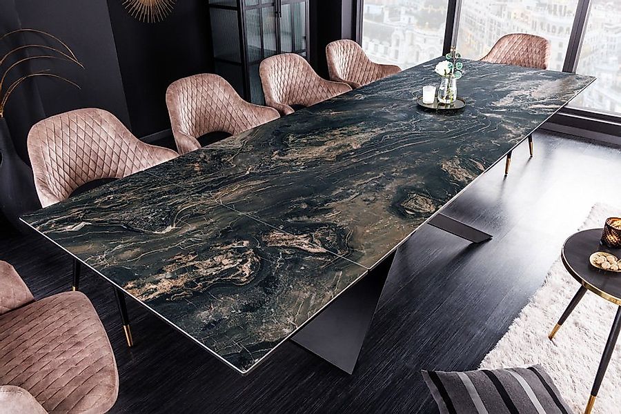riess-ambiente Esstisch EUPHORIA 180-220-260cm taupe-natur / günstig online kaufen