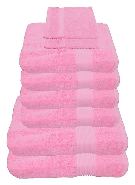 Julie Julsen Handtücher 8-Handtücher-Babyrosa, Baumwolle (8-St) günstig online kaufen