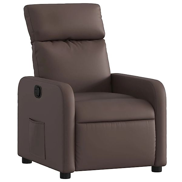 vidaXL Relaxsessel Braun Kunstleder Modell 37 günstig online kaufen