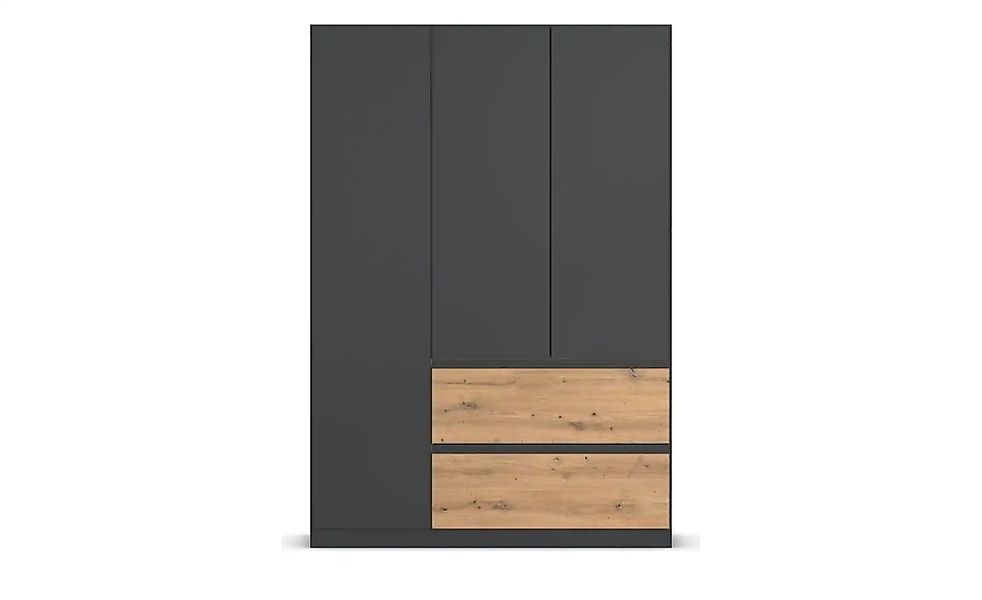 Drehtürenschrank   Jamila ¦ grau ¦ Maße (cm): B: 136 H: 197 Schränke > Klei günstig online kaufen
