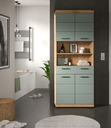INOSIGN Hochschrank "SIENA, Breite 74cm, 4 Türen, 1 Schubkasten, 2 offene F günstig online kaufen