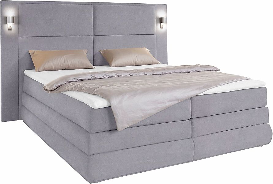 COLLECTION AB Boxspringbett "Copenhagen", inklusive Bettkasten, Topper, wah günstig online kaufen