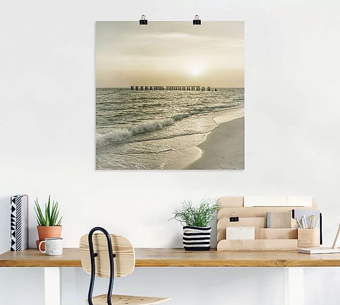Artland Poster "Gasparilla Island Sonnenuntergang", Strandbilder, (1 St.) günstig online kaufen