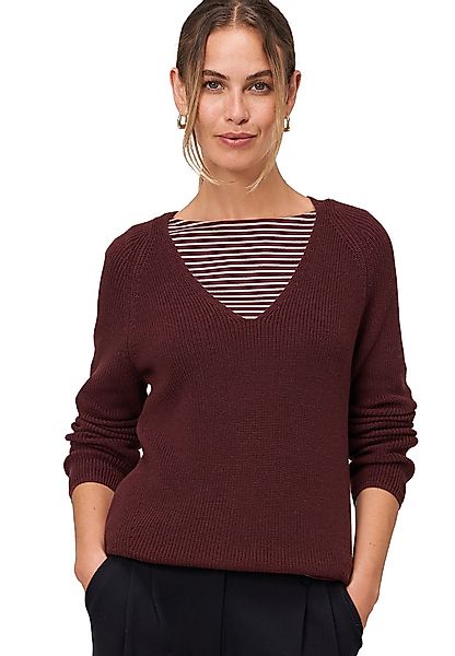 Zero Strickpullover zero Damen Strukturpullover mit günstig online kaufen