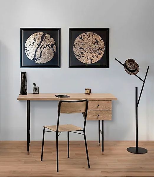Woodman Schreibtisch »Jugend«, Schubladen mit Soft-Close-Funktion, Beine au günstig online kaufen