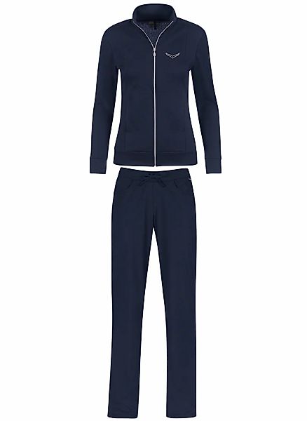 Trigema Jogginganzug "TRIGEMA Freizeitanzug mit Kristallsteinen" 2 Stk. tlg günstig online kaufen