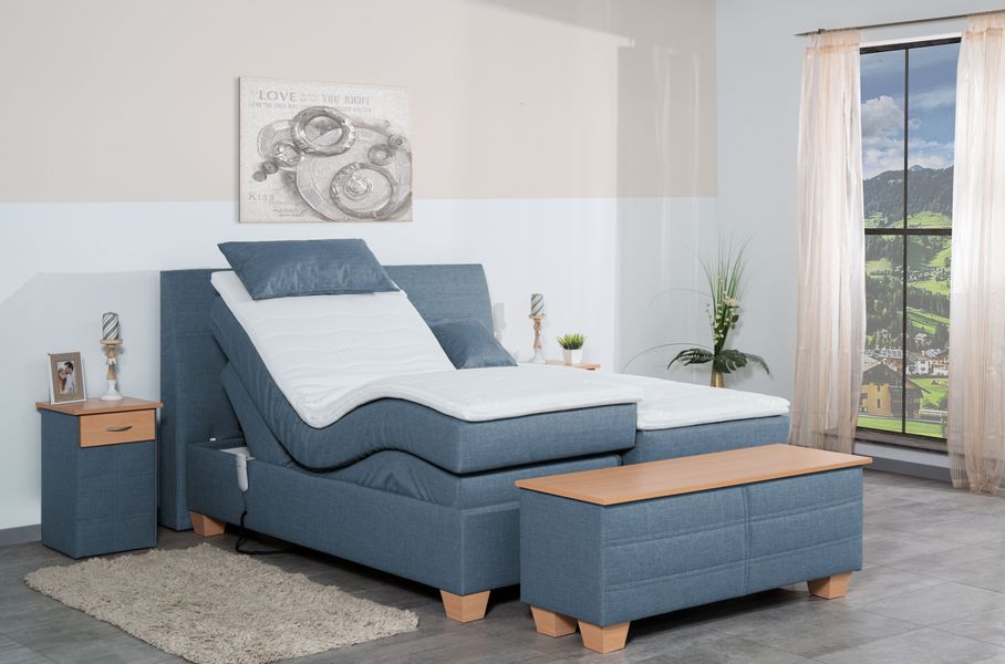 Meisterbetten Boxspringbett Syma (mit Motor, 7-Zonen günstig online kaufen