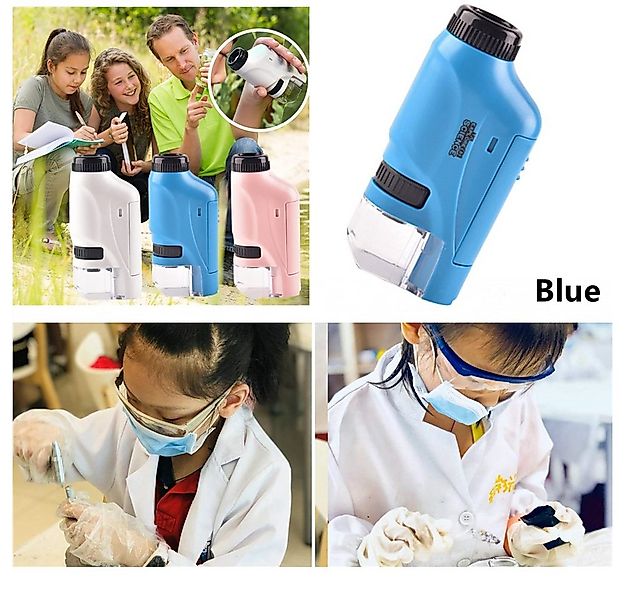 autolock Tragbares 60x-120x LED Taschenmikroskop mit asphärischem Linsensys günstig online kaufen